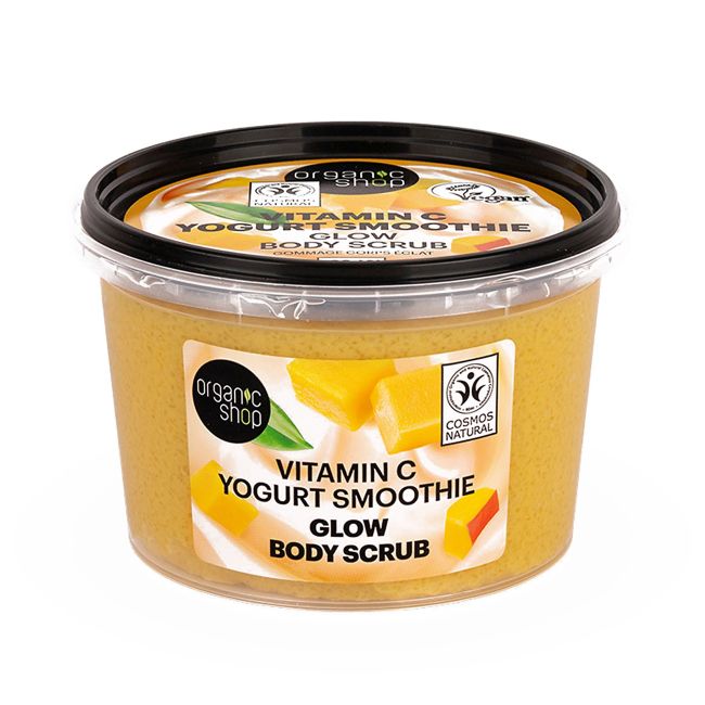 Витамин С Йогуртовый Смузи Сияющий Скраб Для Тела Organic Shop, 250 мл
Витамин С Йогуртовый Смузи Сияющий Скраб Для Тела Organic Shop, 250 мл