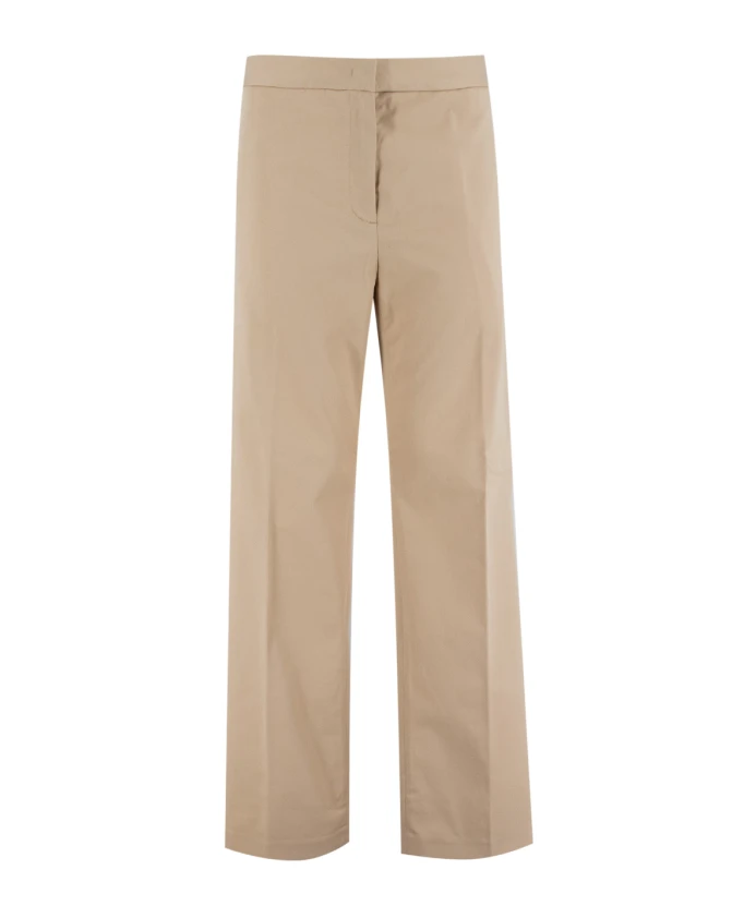 Брюки из хлопчатобумажной габардины с высокой талией Fabiana Filippi, бежевый
Брюки из хлопчатобумажной габардины с высокой талией Fabiana Filippi, бежевый