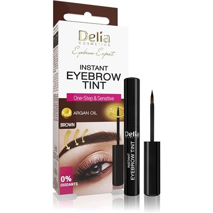 Delia Cosmetics Eyebrow Expert Мгновенная тинт для бровей Коричневый с маслом арганы 6 мл - 20 применений
Delia Cosmetics Eyebrow Expert Мгновенная тинт для бровей Коричневый с маслом арганы 6 мл - 20 применений
