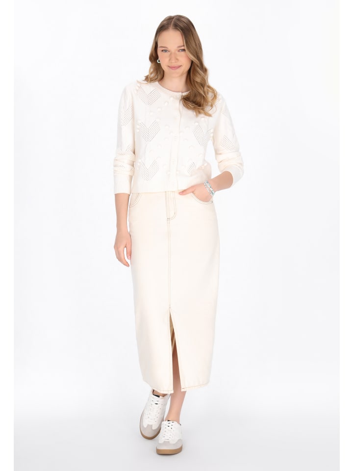 Женский кардиган цвета слоновая кость myMo
Женский кардиган цвета слоновая кость myMo