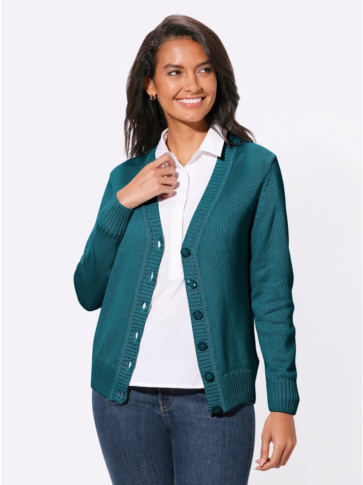 Кардиган в цвете петролеум WITT WEIDEN
Кардиган в цвете петролеум WITT WEIDEN