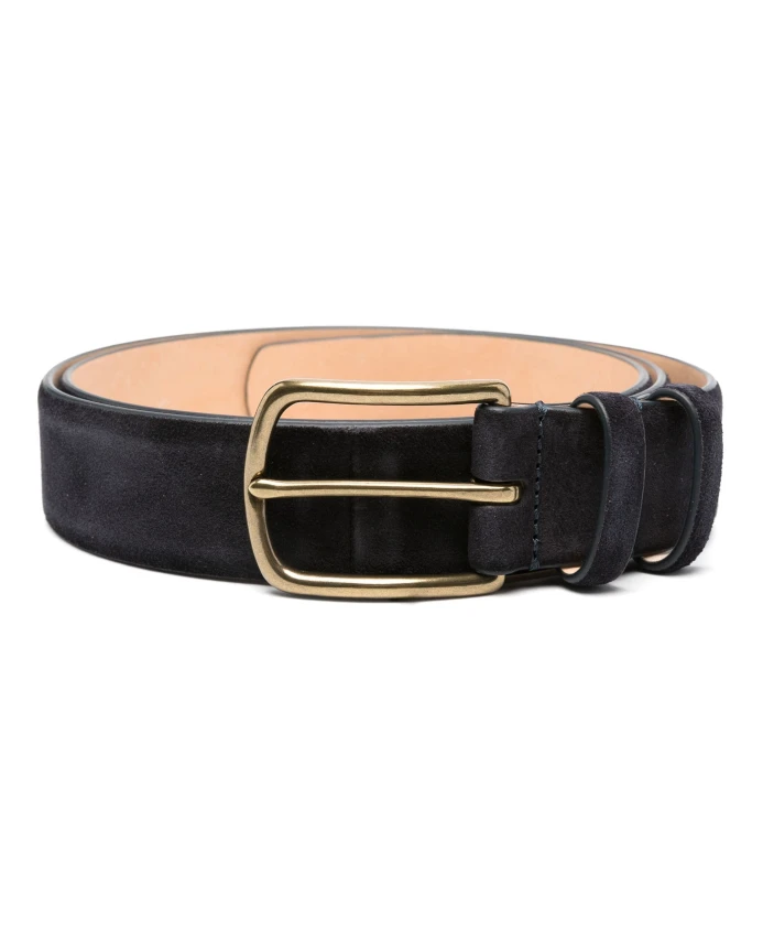 Замшевый ремень с ок полоской Officine Creative, синий
Замшевый ремень с ок полоской Officine Creative, синий