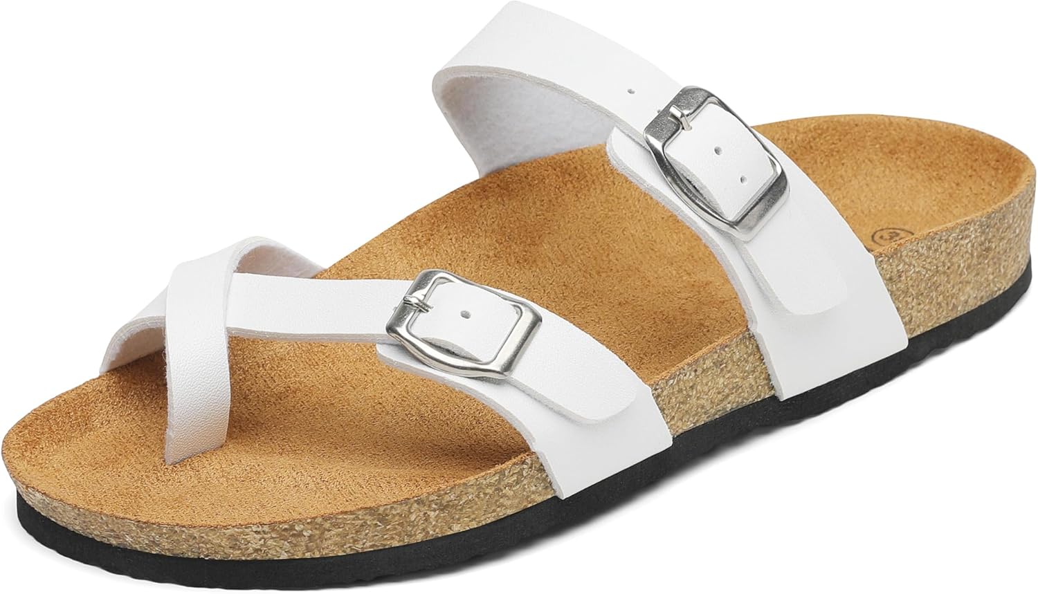 Сандалии Mishansha для мужчин и женщин с амортизирующей стелькой, удобные с открытым носком и двойной пряжкой, плоские шлепанцы, белый
Сандалии Mishansha для мужчин и женщин с амортизирующей стелькой, удобные с открытым носком и двойной пряжкой, плоские шлепанцы, белый