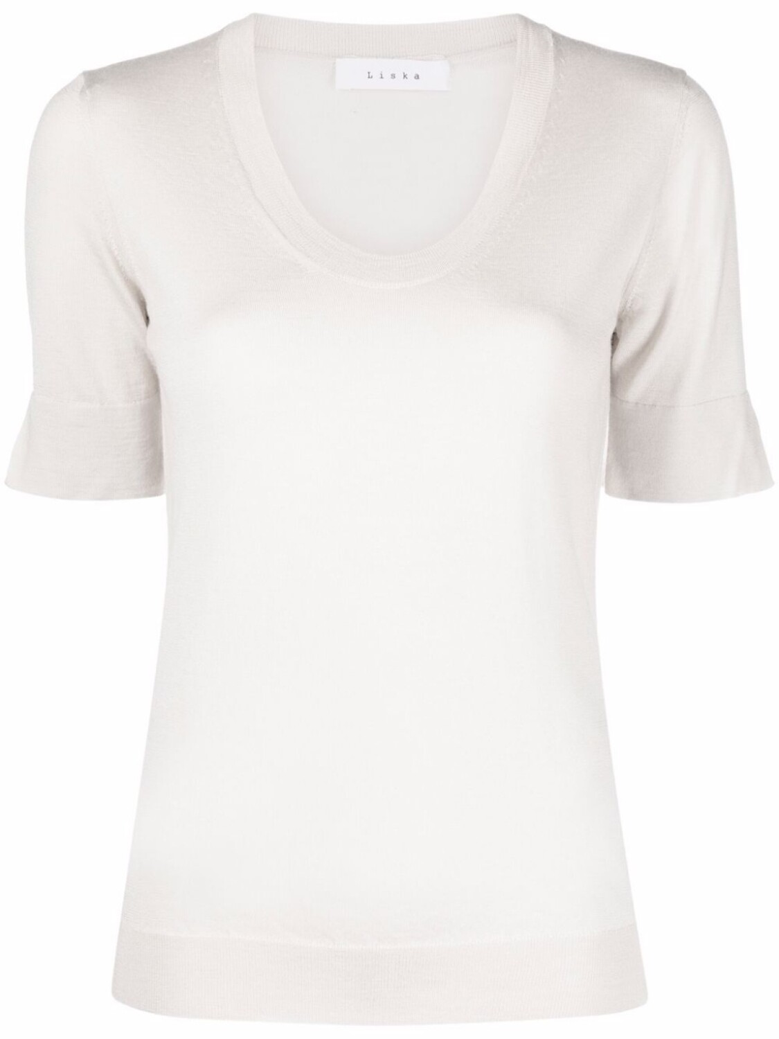 Трикотажный топ с круглым вырезом Liska, нейтральный цвет
Трикотажный топ с круглым вырезом Liska, нейтральный цвет