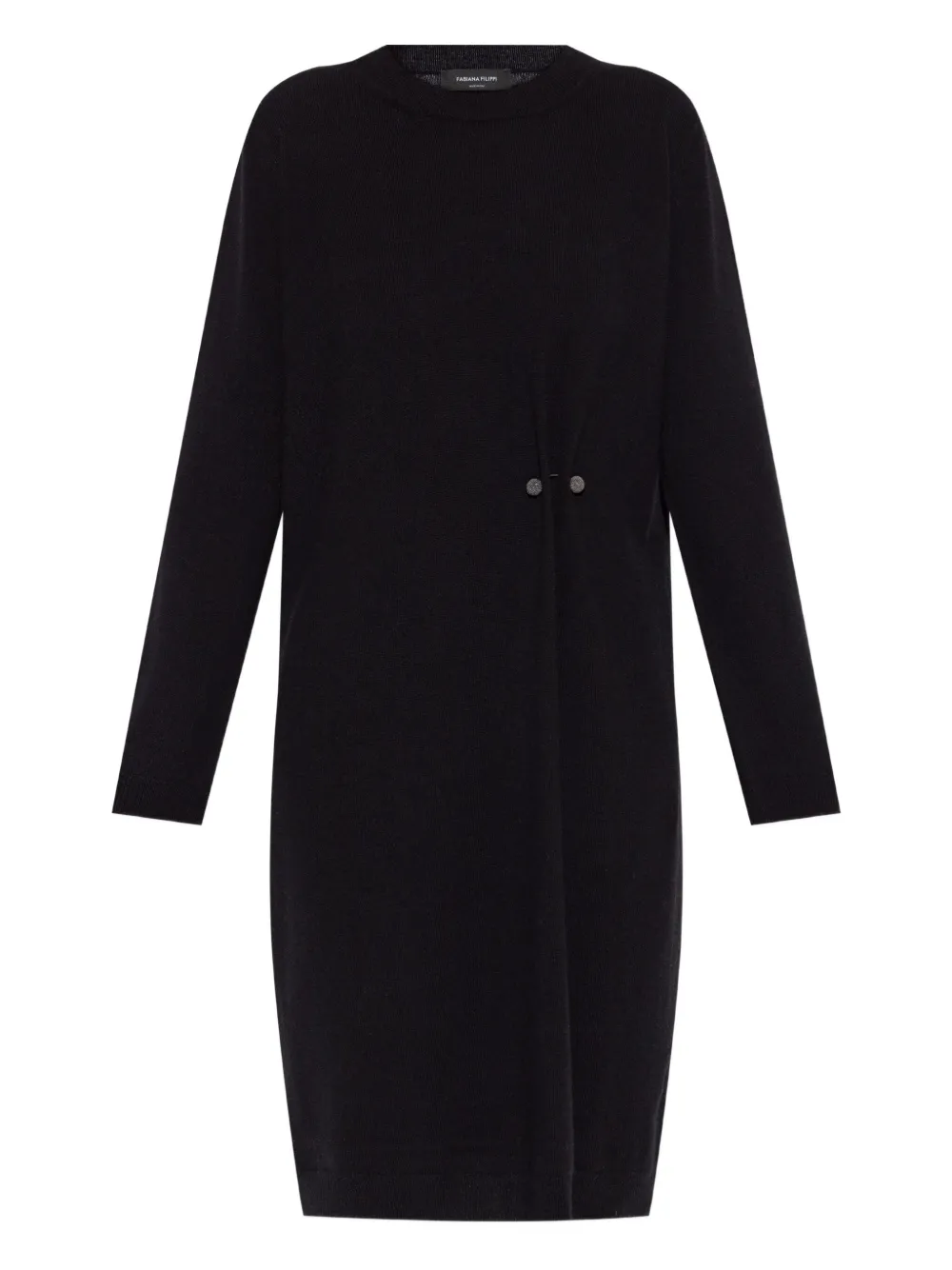 Шерстяное платье мини Fabiana Filippi, черный
Шерстяное платье мини Fabiana Filippi, черный