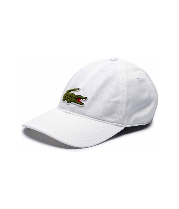 Бейсболка Lacoste, белый 
Бейсболка Lacoste, белый
