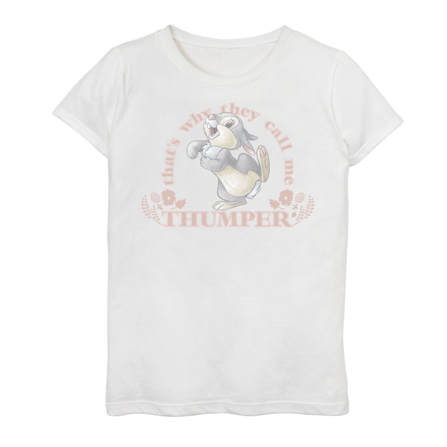 Футболка с рисунком Disney's Bambi Girls 7–16 «Вот почему они называют меня Thumper» Disney
Футболка с рисунком Disney's Bambi Girls 7–16 «Вот почему они называют меня Thumper» Disney