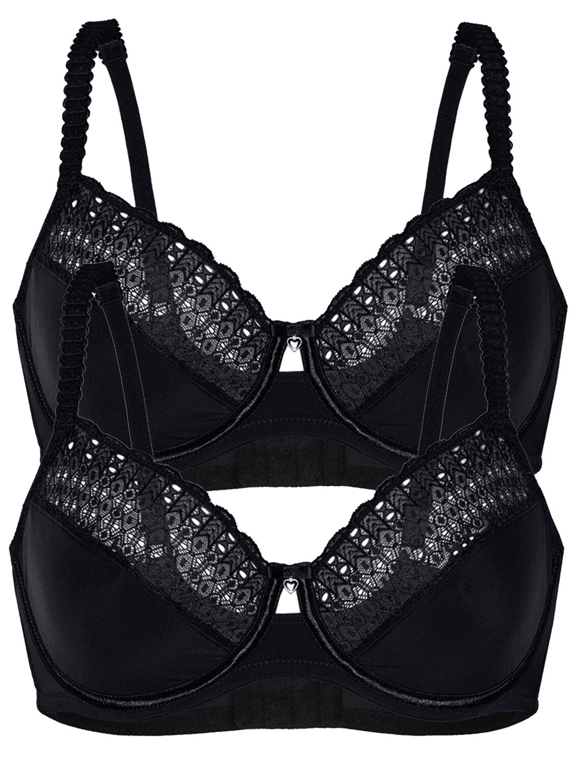 Бюстгальтер с косточками Sassa 2er Sparpack, черный
Бюстгальтер с косточками Sassa 2er Sparpack, черный