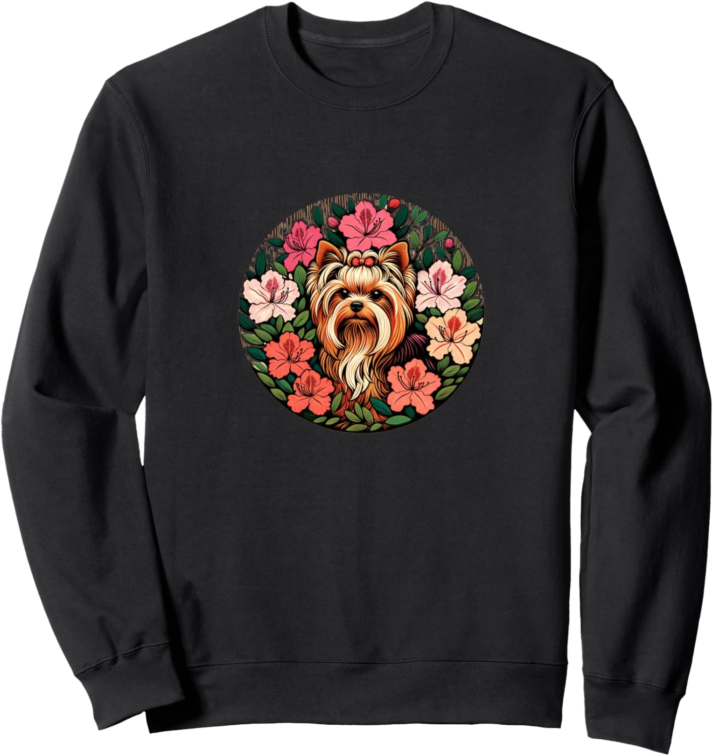 Толстовка с изображением милого йоркширского терьера и азалии Yorkie Art Garden Bubb, черный
Толстовка с изображением милого йоркширского терьера и азалии Yorkie Art Garden Bubb, черный