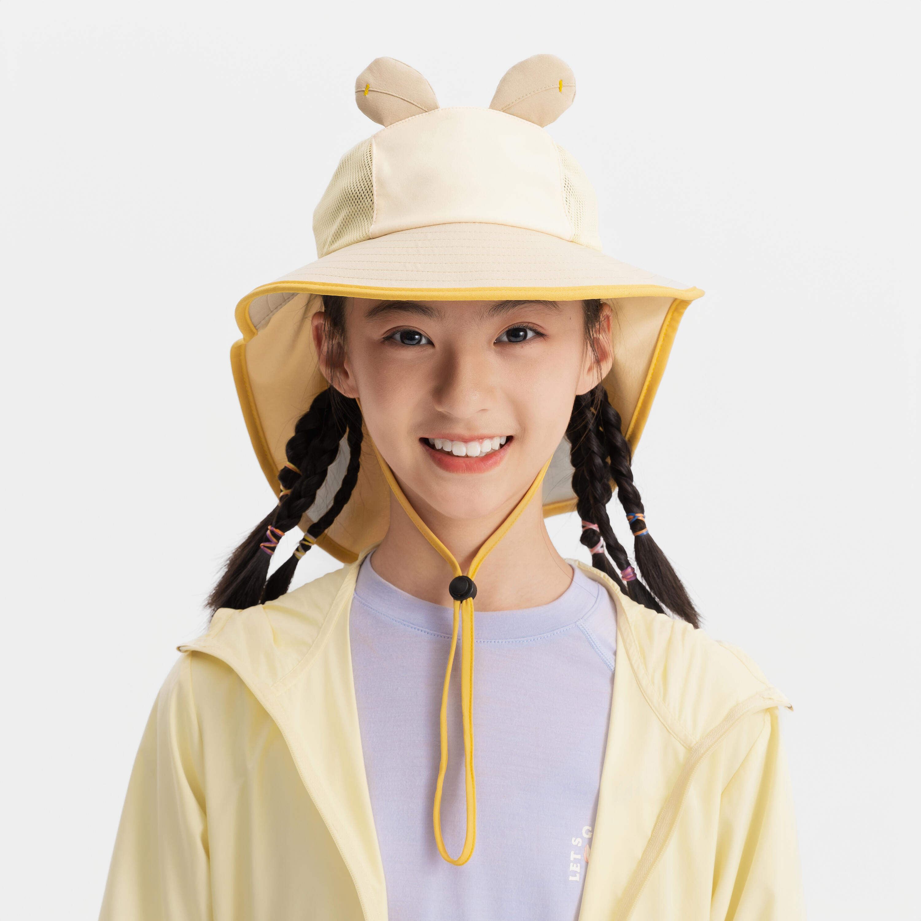 Детская горная треккинговая кепка от солнца Quechua MH500 Медвежонок бежевая 
Детская горная треккинговая кепка от солнца Quechua MH500 Медвежонок бежевая