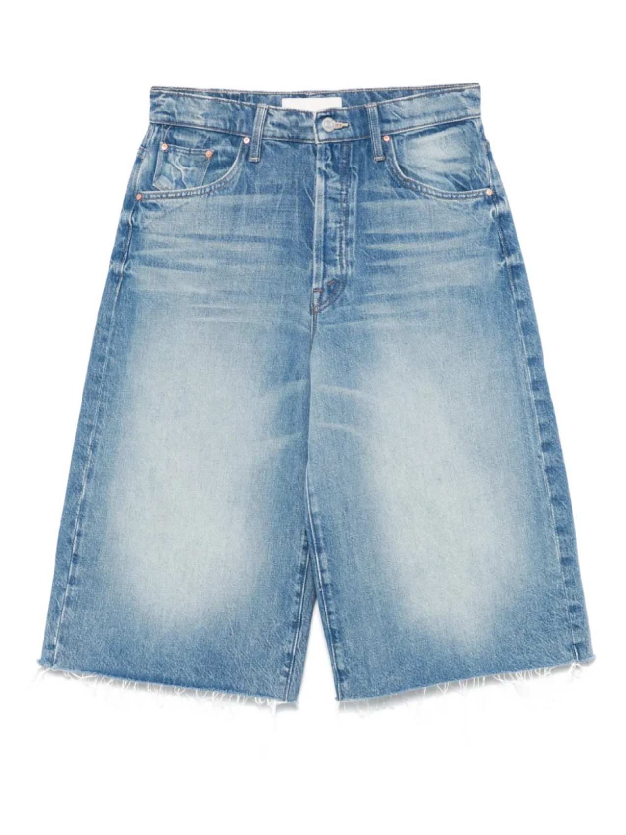 Шорты из хлопкового денима MOTHER, синий
Шорты из хлопкового денима MOTHER, синий