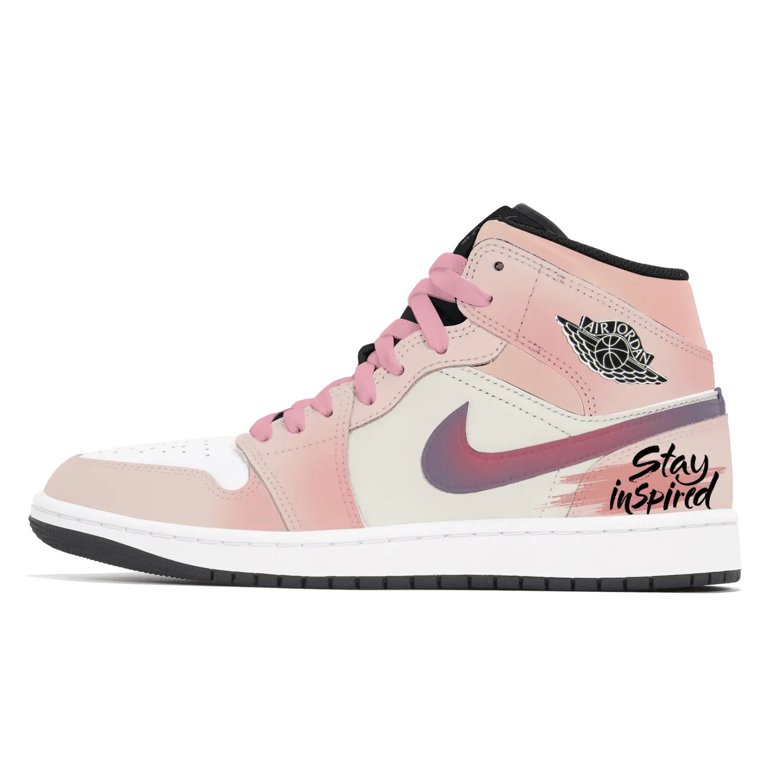 Jordan Кроссовки баскетбольные Mid Top мужские Pink Inspiration устойчивые к истиранию
Jordan Кроссовки баскетбольные Mid Top мужские Pink Inspiration устойчивые к истиранию