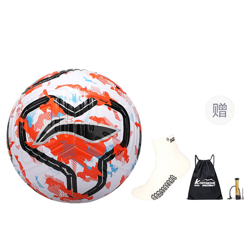 LINING Размер 5 футбольный мяч TPU бесшовный термосклеивание Unisex белый оранжевый синий
LINING Размер 5 футбольный мяч TPU бесшовный термосклеивание Unisex белый оранжевый синий