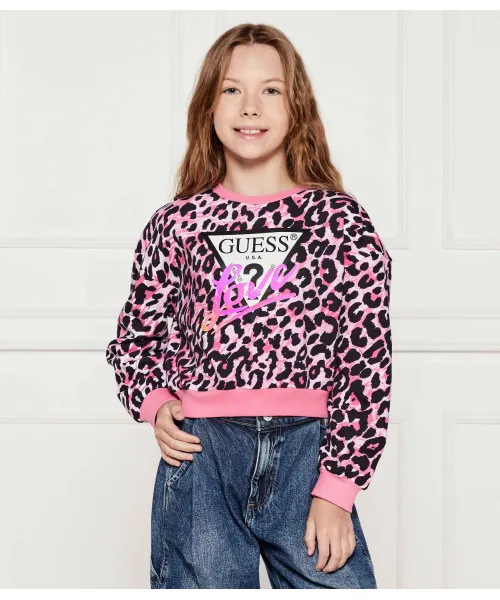 Толстовка Cropped fit Guess, розовый
Толстовка Cropped fit Guess, розовый