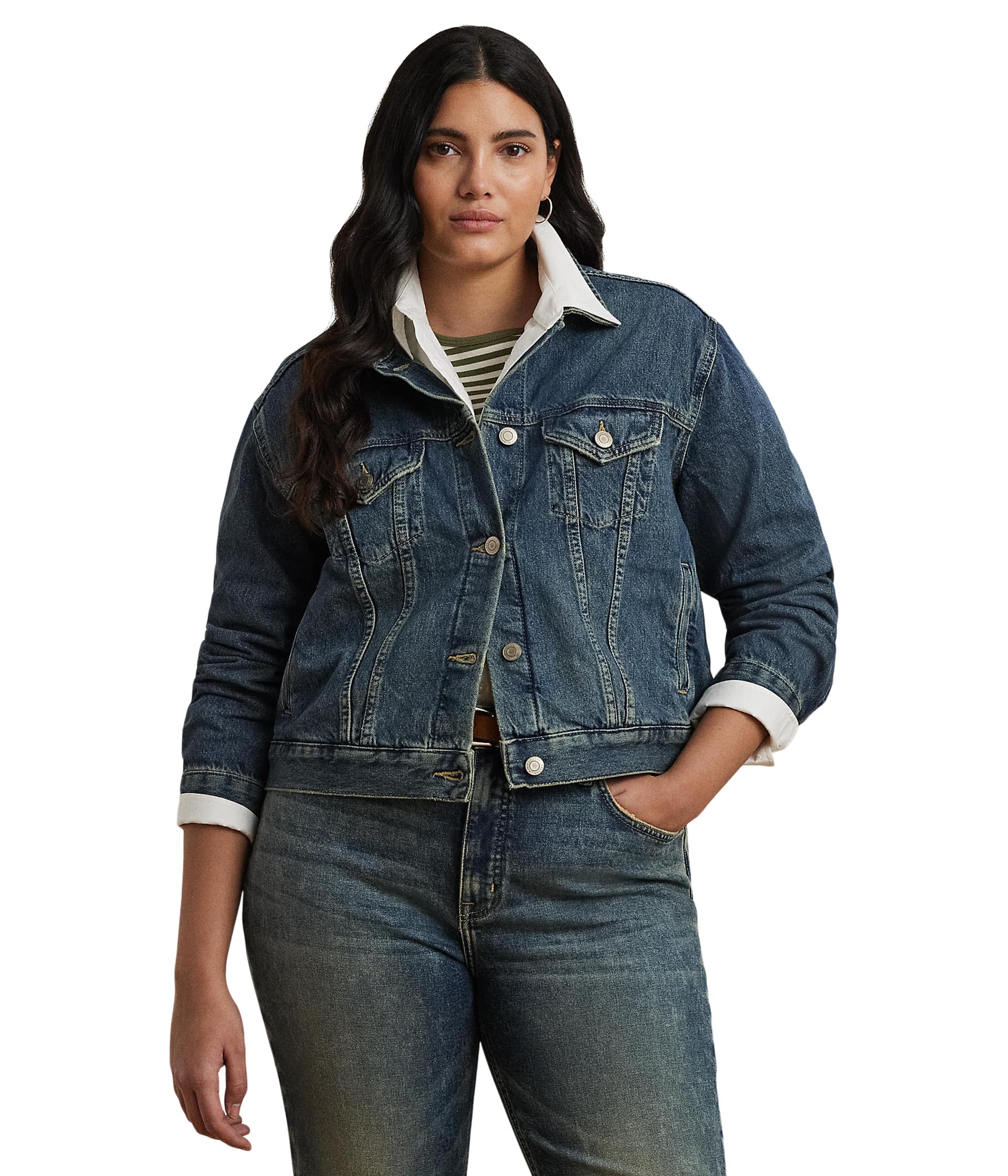 Куртка Lauren Ralph Lauren Plus Size Paizley Unlined Trucker Jacket, цвет Haze Wash
Куртка Lauren Ralph Lauren Plus Size Paizley Unlined Trucker Jacket, цвет Haze Wash