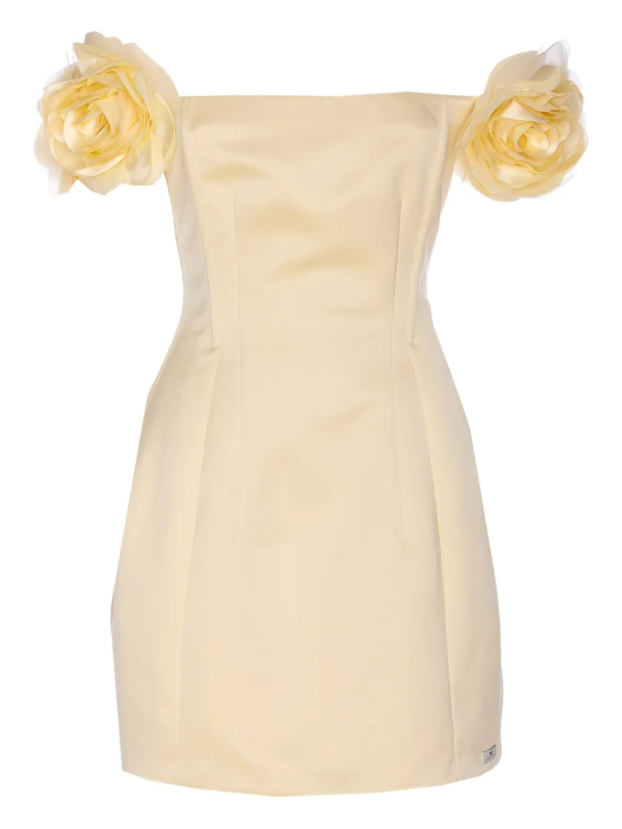 Платье с цветочной аппликацией Elisabetta Franchi, желтый
Платье с цветочной аппликацией Elisabetta Franchi, желтый