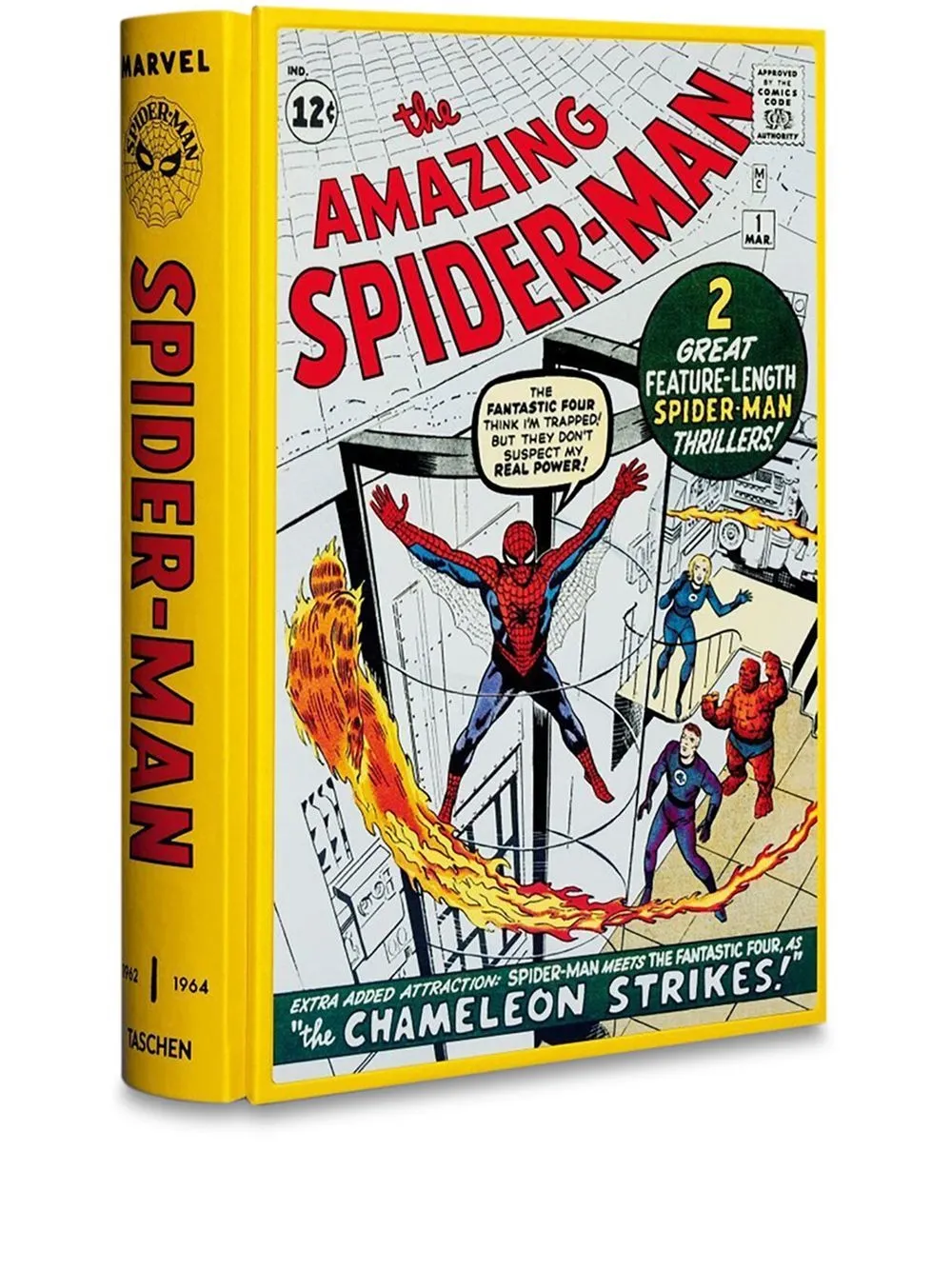 Книга The Marvel Comics Library: Spider-Man, Vol.1, 1962-1964 Collector Edition Taschen, желтый
Книга The Marvel Comics Library: Spider-Man, Vol.1, 1962-1964 Collector Edition Taschen, желтый