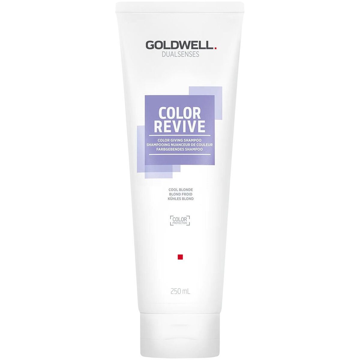 Goldwell Color Revive Cool Blonde шампунь-окрашиватель для светлых волос, охлаждает блонд, нейтрализует желтые тона, 250мл
Goldwell Color Revive Cool Blonde шампунь-окрашиватель для светлых волос, охлаждает блонд, нейтрализует желтые тона, 250мл