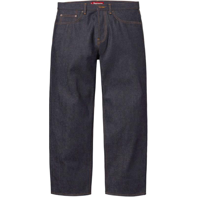 Флокированные обычные джинсы Supreme, индиго
Флокированные обычные джинсы Supreme, индиго