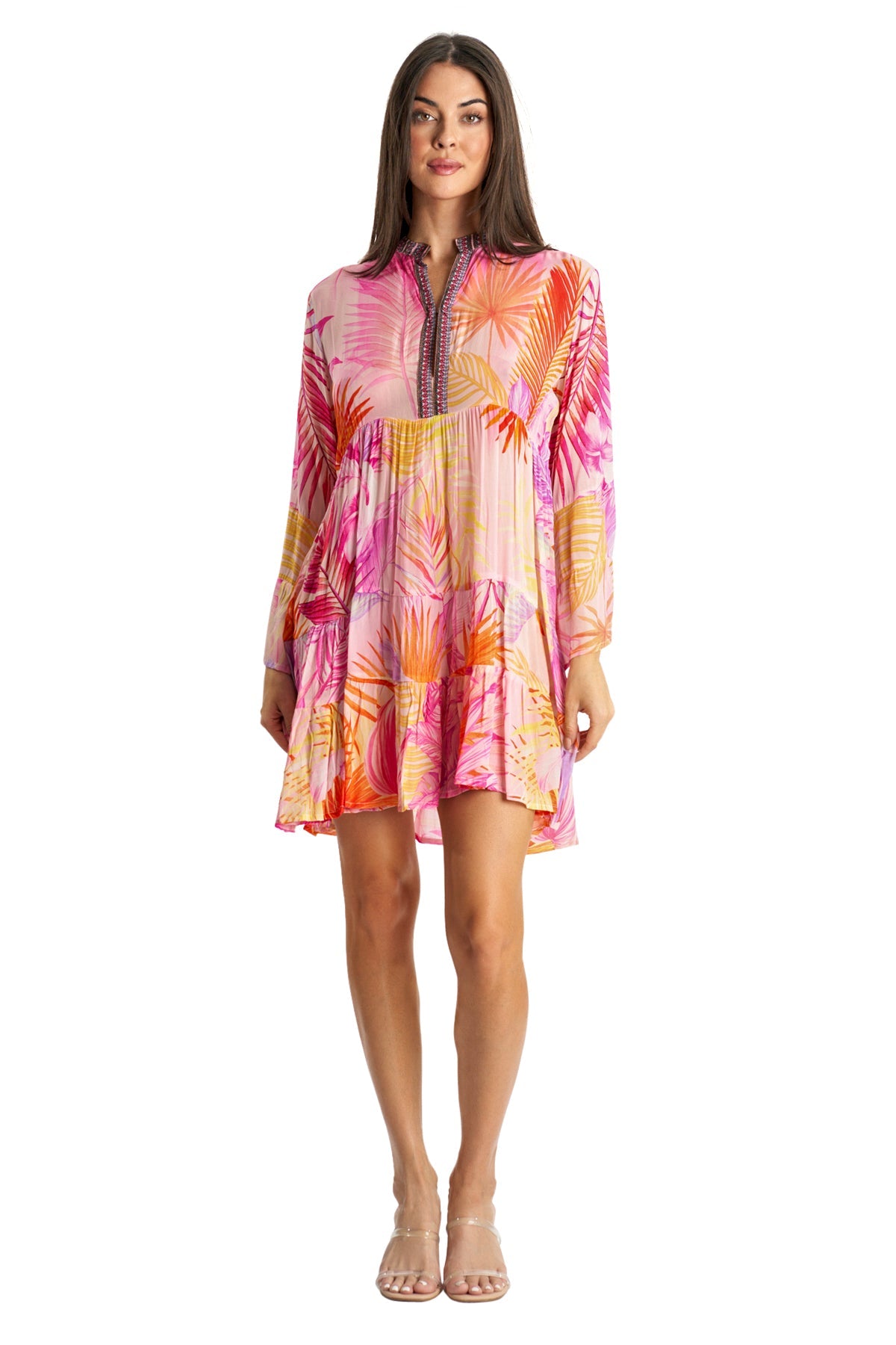 Платье с коротким воротником Arni La Moda Clothing, цвет multi 
Платье с коротким воротником Arni La Moda Clothing, цвет multi