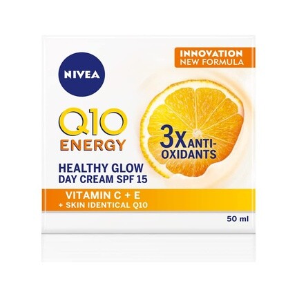 Дневной крем Q10 Energy Healthy Glow Spf15 50 мл, Nivea
Дневной крем Q10 Energy Healthy Glow Spf15 50 мл, Nivea