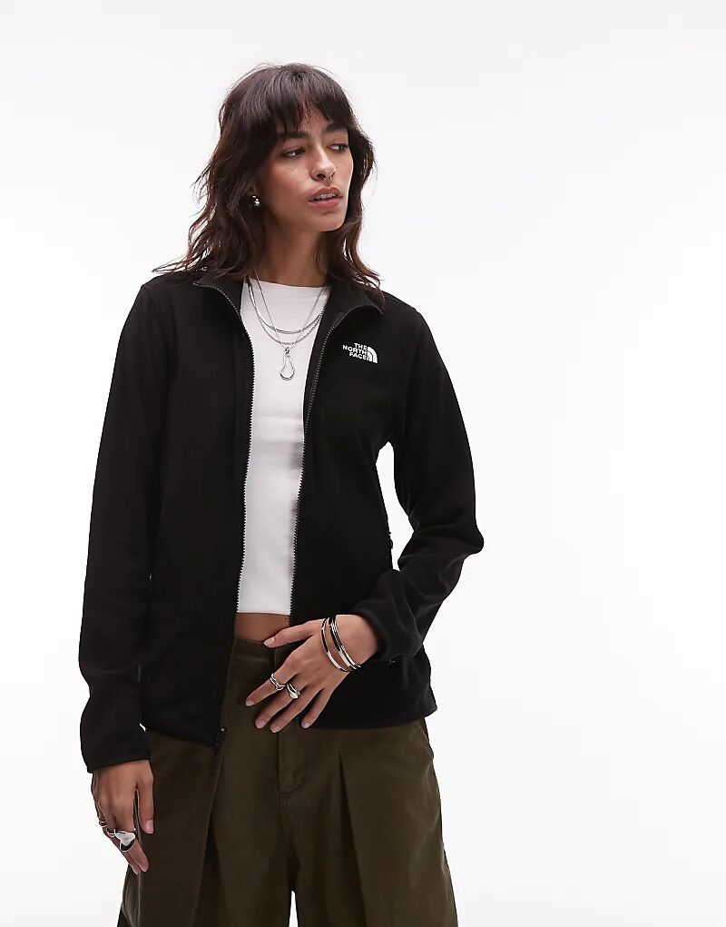 Флисовая кофта North Face Glacier 100 с застежкой-молнией черного цвета
Флисовая кофта North Face Glacier 100 с застежкой-молнией черного цвета