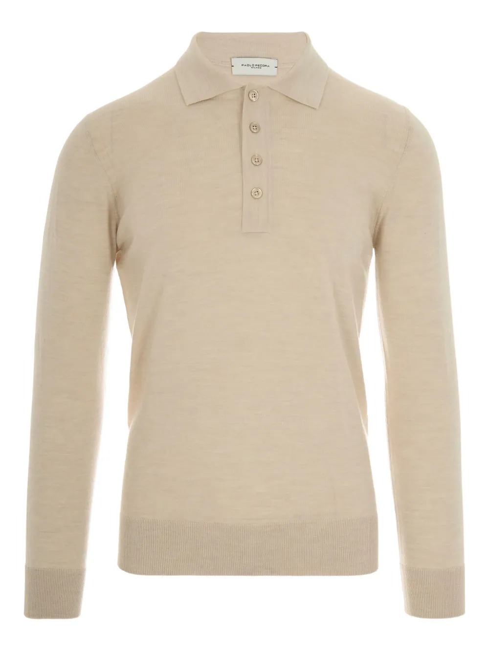 Рубашка-поло с длинными рукавами из натуральной шерсти Paolo Pecora, нейтральный
Рубашка-поло с длинными рукавами из натуральной шерсти Paolo Pecora, нейтральный