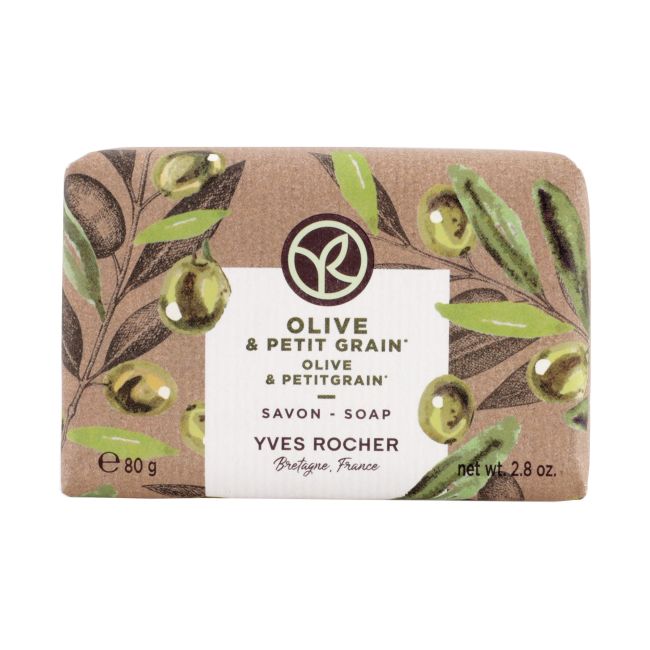 Оливковое и петигреневое мыло Yves Rocher, 80 гр
Оливковое и петигреневое мыло Yves Rocher, 80 гр
