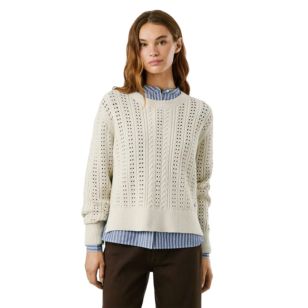 Свитер Pepe Jeans Candide, белый
Свитер Pepe Jeans Candide, белый