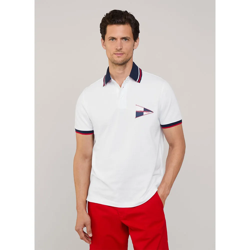 Поло с коротким рукавом Façonnable Chest Coll Print, белый
Поло с коротким рукавом Façonnable Chest Coll Print, белый