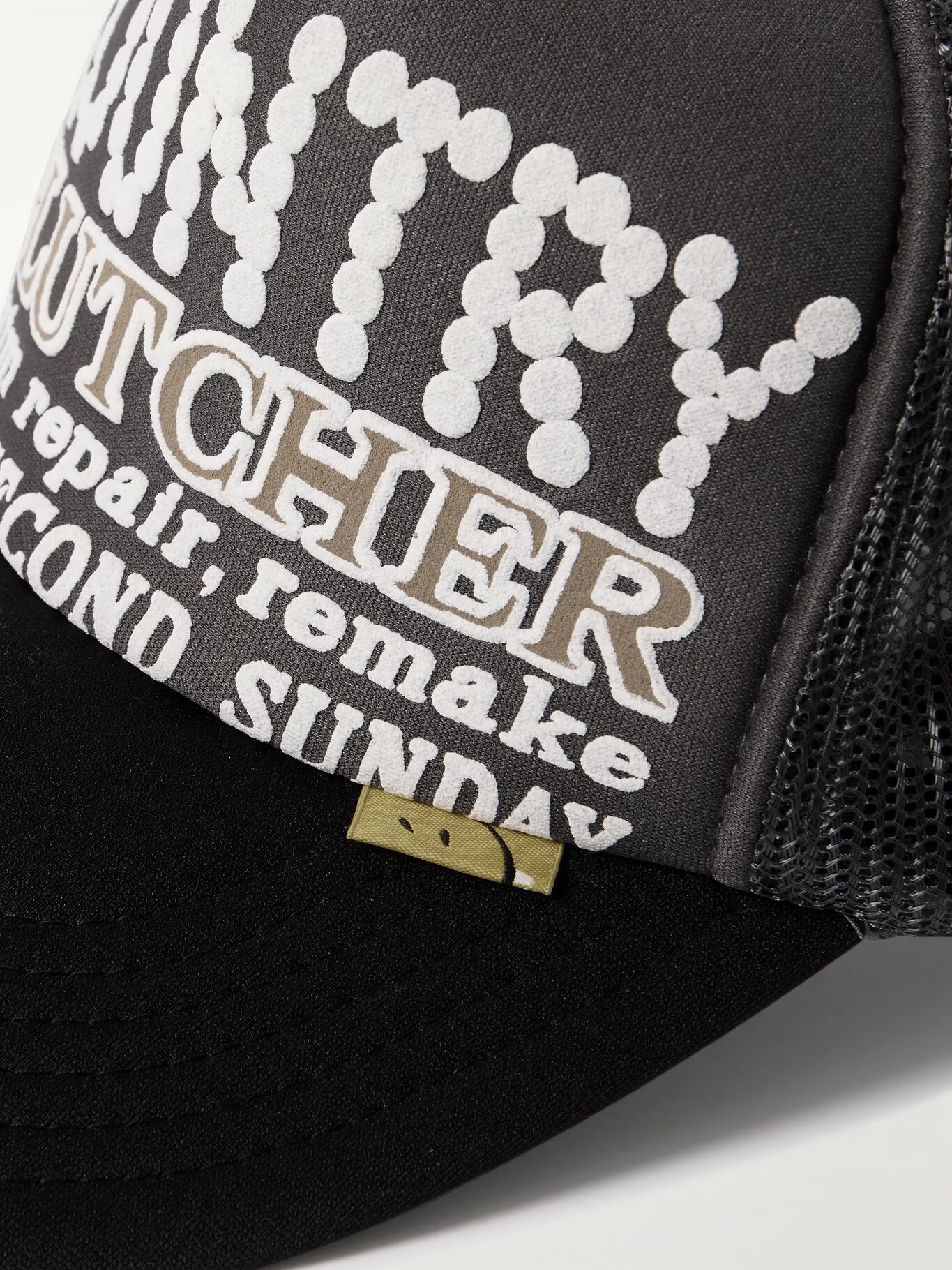 Кепка Trucker Clutcher из холщовой ткани с принтом и сеткой KAPITAL, серый
Кепка Trucker Clutcher из холщовой ткани с принтом и сеткой KAPITAL, серый