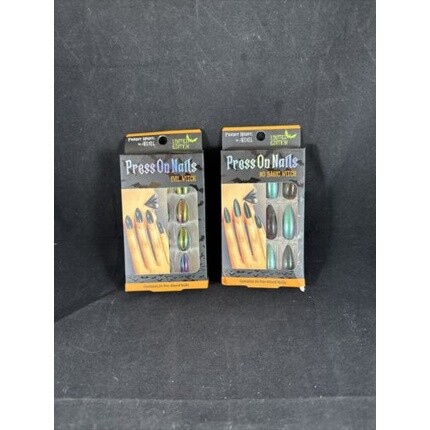 Гвозди Press On 48 штук предварительно проклеенные Хэллоуин Злая Ведьма Хром Fright Night
Гвозди Press On 48 штук предварительно проклеенные Хэллоуин Злая Ведьма Хром Fright Night