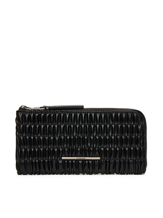 Кошелек Ruched Long L-Zip LV04K1085G Calvin Klein, черный
Кошелек Ruched Long L-Zip LV04K1085G Calvin Klein, черный