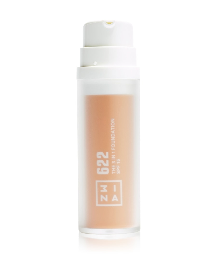 Жидкая основа 3INA The 3 in 1 Foundation SPF 15, Nr. 622 - Sand, 30 ml
Жидкая основа 3INA The 3 in 1 Foundation SPF 15, Nr. 622 - Sand, 30 ml