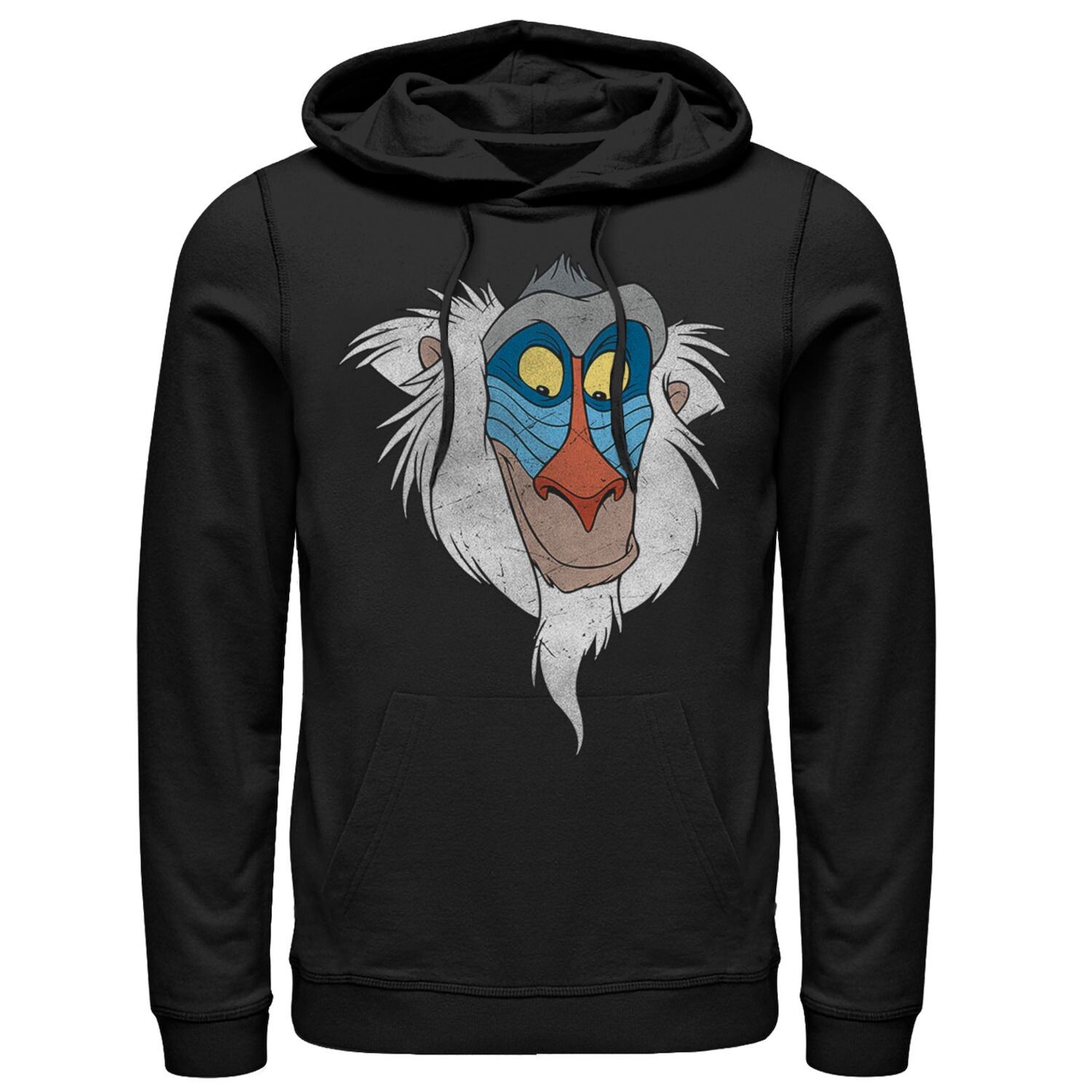 Мужской пуловер с капюшоном Disney The Lion King Rafiki Big Face
Мужской пуловер с капюшоном Disney The Lion King Rafiki Big Face