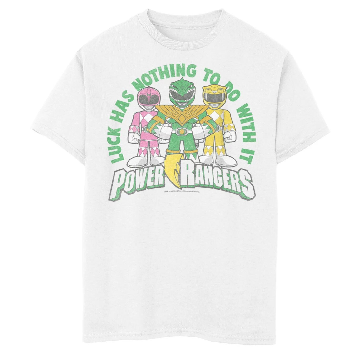 Футболка с графическим рисунком для мальчиков 8–20 лет «Могучие рейнджеры»: «Удача не имеет к этому никакого отношения» Licensed Character
Футболка с графическим рисунком для мальчиков 8–20 лет «Могучие рейнджеры»: «Удача не имеет к этому никакого отношения» Licensed Character