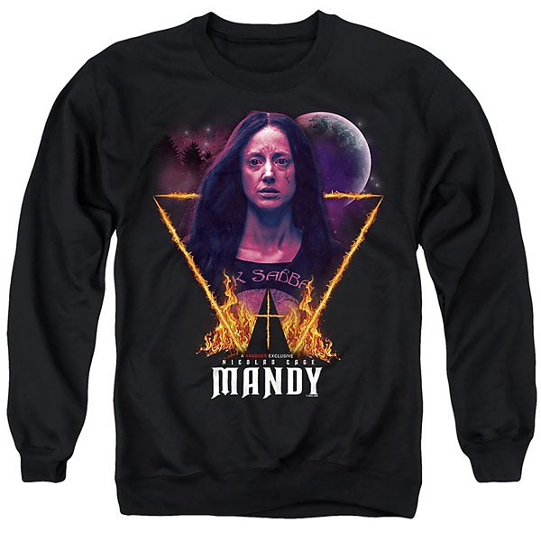 Мужской свитшот с графическим принтом Mandy Burning Triangle Licensed Character
Мужской свитшот с графическим принтом Mandy Burning Triangle Licensed Character