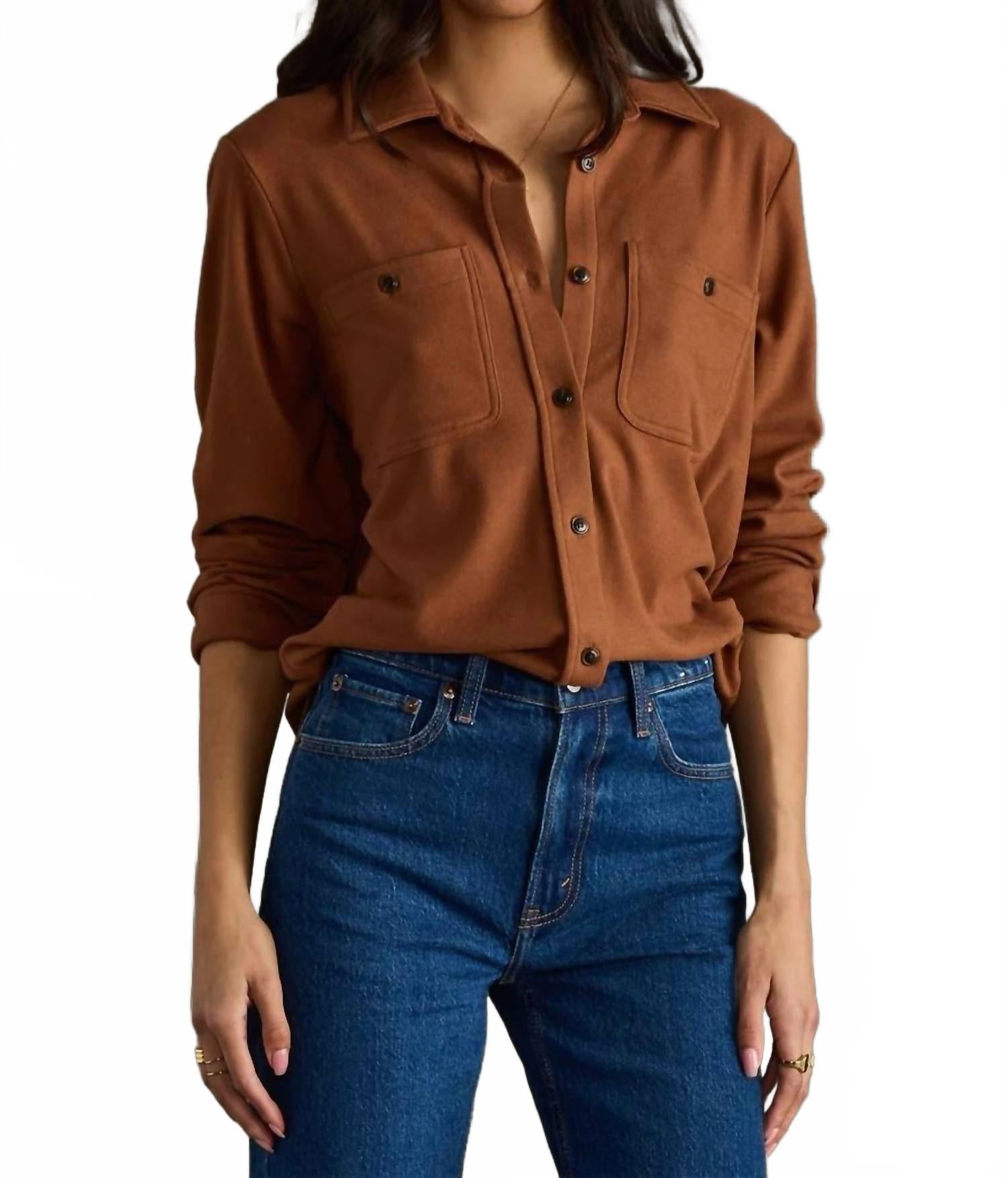 Супермягкая рубашка на пуговицах коричневого цвета Panache Apparel, коричневый
Супермягкая рубашка на пуговицах коричневого цвета Panache Apparel, коричневый