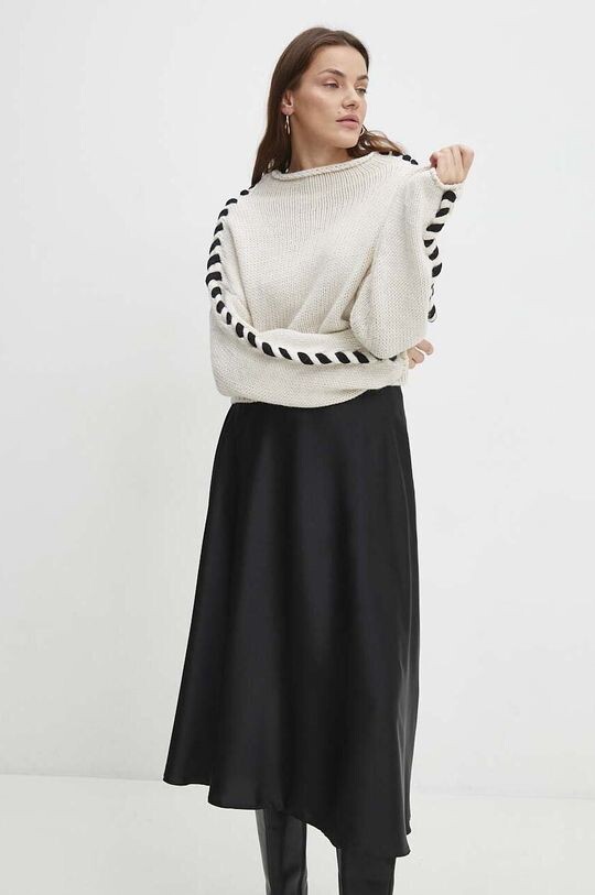 Шерстяной свитер Answear Lab, бежевый
Шерстяной свитер Answear Lab, бежевый