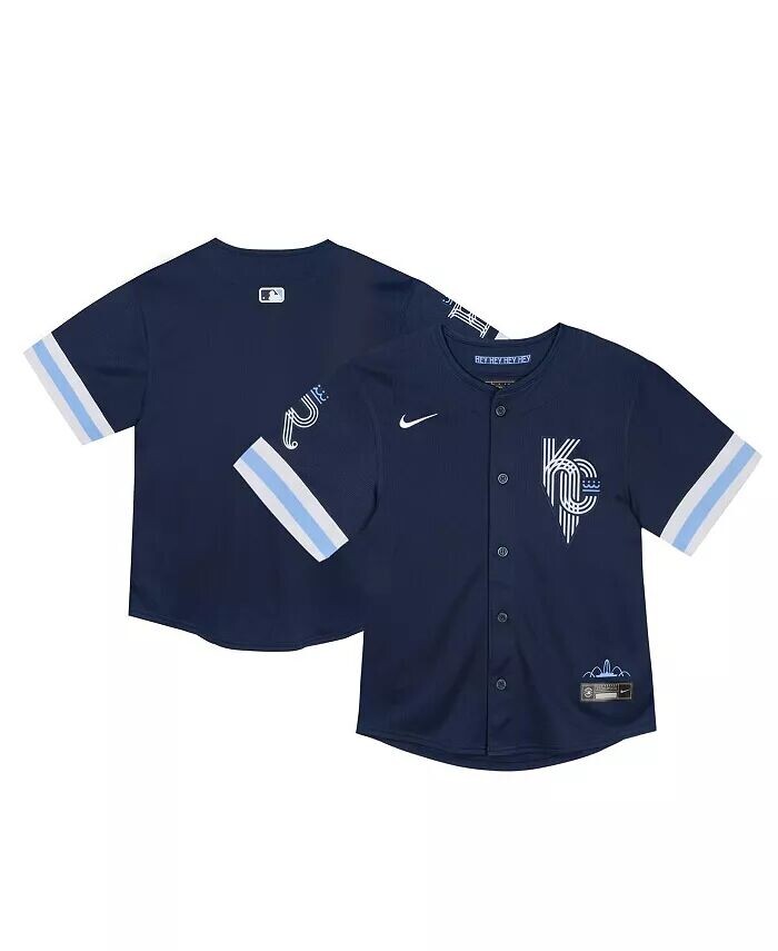 Футболка для малышей Navy Kansas City Royals City Connect Limited Nike
Футболка для малышей Navy Kansas City Royals City Connect Limited Nike
