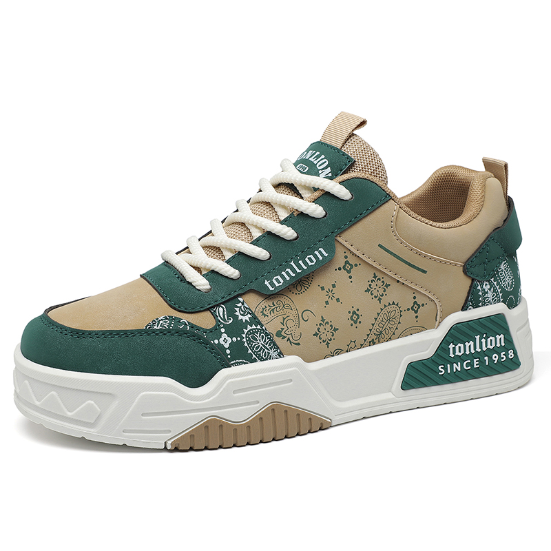 Износостойкие и легкие низкие мужские кроссовки Tonlion, Beige Green
Износостойкие и легкие низкие мужские кроссовки Tonlion, Beige Green