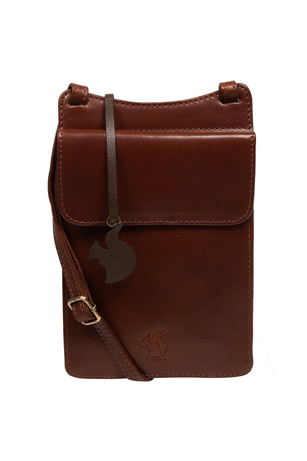 Кожаная сумка через плечо для телефона Milly Conkca London, коричневый
Кожаная сумка через плечо для телефона Milly Conkca London, коричневый