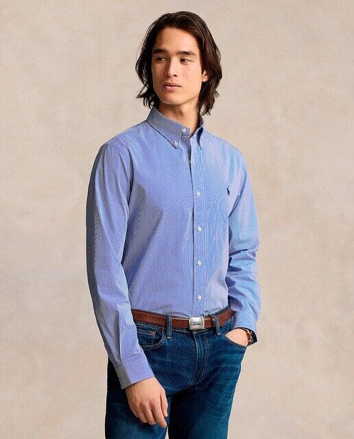 Мужская рубашка из поплина стандартного кроя Polo Ralph Lauren, темно-синий
Мужская рубашка из поплина стандартного кроя Polo Ralph Lauren, темно-синий