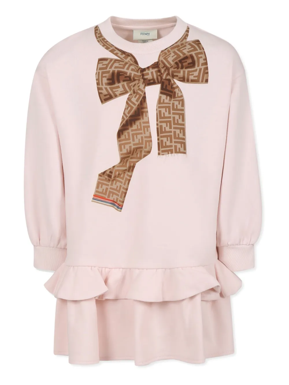 Платье-толстовка с принтом FENDI KIDS, розовый
Платье-толстовка с принтом FENDI KIDS, розовый