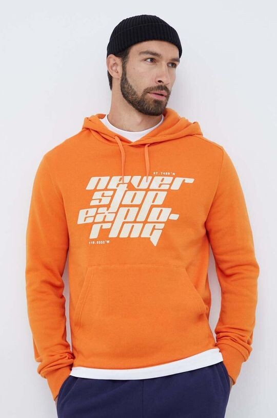 Хлопковая толстовка The North Face, оранжевый
Хлопковая толстовка The North Face, оранжевый