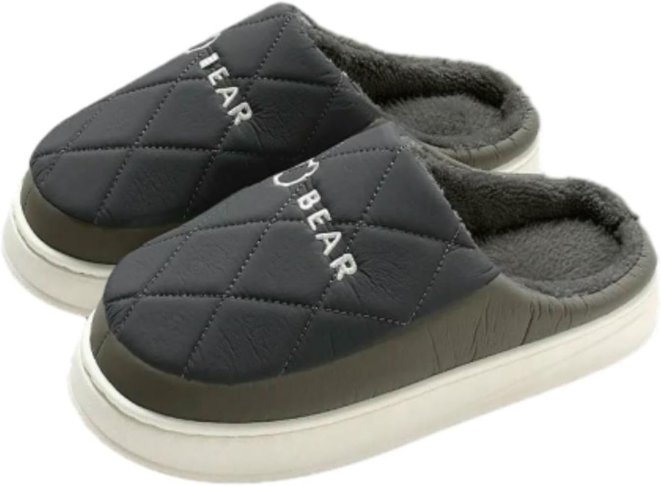 Мужские зимние классические водонепроницаемые плюшевые тапочки ZERAOKE, теплые для дома и улицы, с нескользящей толстой подошвой, темно-серый
Мужские зимние классические водонепроницаемые плюшевые тапочки ZERAOKE, теплые для дома и улицы, с нескользящей толстой подошвой, темно-серый