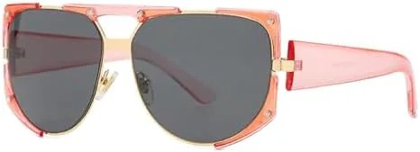 Солнцезащитные очки RUOVEXIE большого размера 2027 года, модные, для мужчин и женщин, с защитой от УФ-излучения UV400, в винтажном стиле MTZJH, Gold-pink
Солнцезащитные очки RUOVEXIE большого размера 2027 года, модные, для мужчин и женщин, с защитой от УФ-излучения UV400, в винтажном стиле MTZJH, Gold-pink