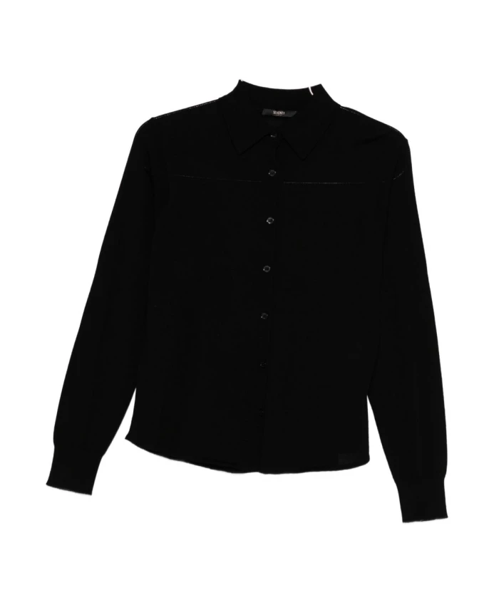 Черная шерстяная футболка, стильный дизайн. Seventy, черный
Черная шерстяная футболка, стильный дизайн. Seventy, черный