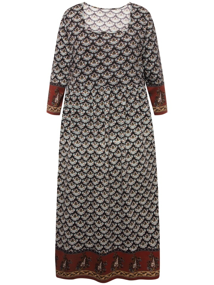 Длинное платье Ulla Popken, черный
Длинное платье Ulla Popken, черный