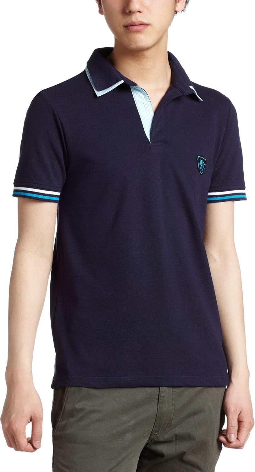 Рубашка-поло с полосатым воротником из пике 1550001 Pincponc, темно-синий
Рубашка-поло с полосатым воротником из пике 1550001 Pincponc, темно-синий